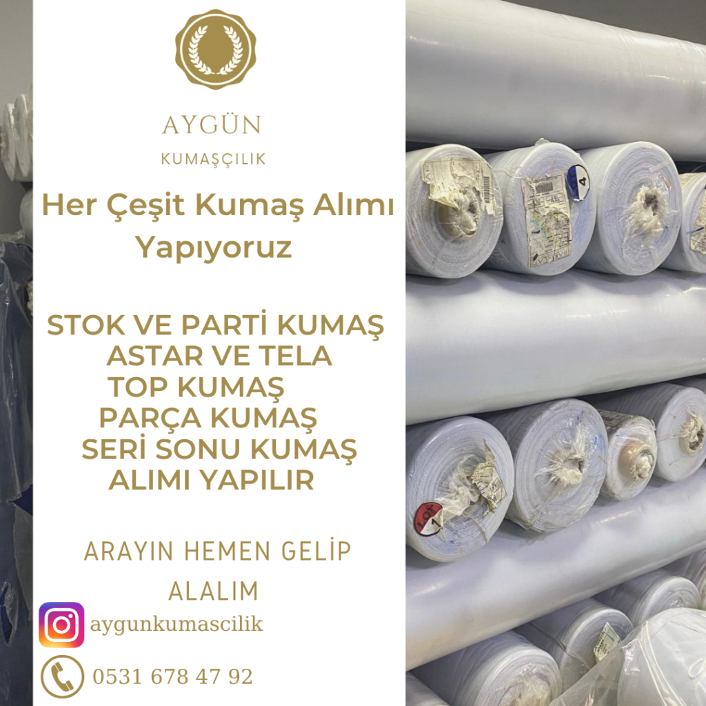 Osmanbey stok ve parti kumaş alanlar - Aygün Kumaşçılık