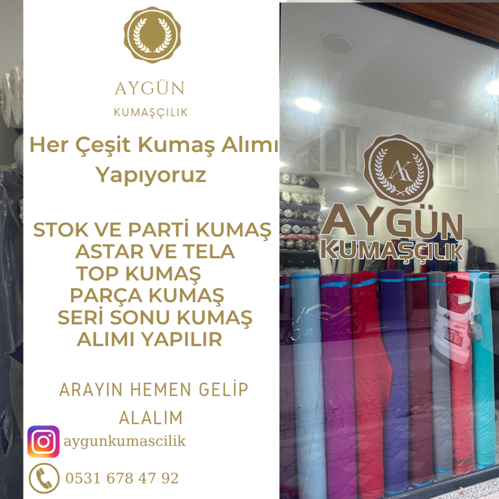 Stok Kumaş Alan Firmalar: 5 Adımda Parti ve Top Kumaş Satışı stok kumaş alan firmalar 0531 678 47 92