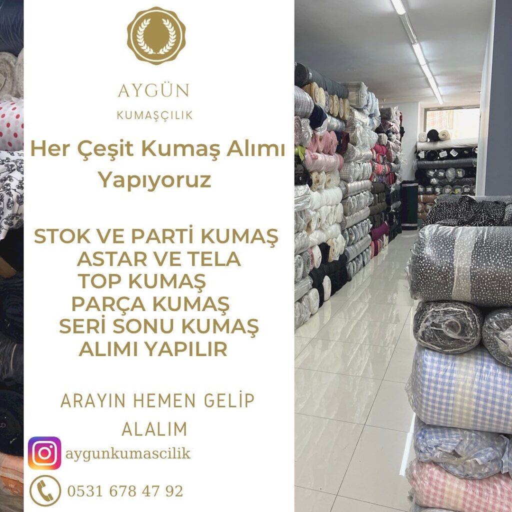 stok kumaş alımı yapan firma nakit alım