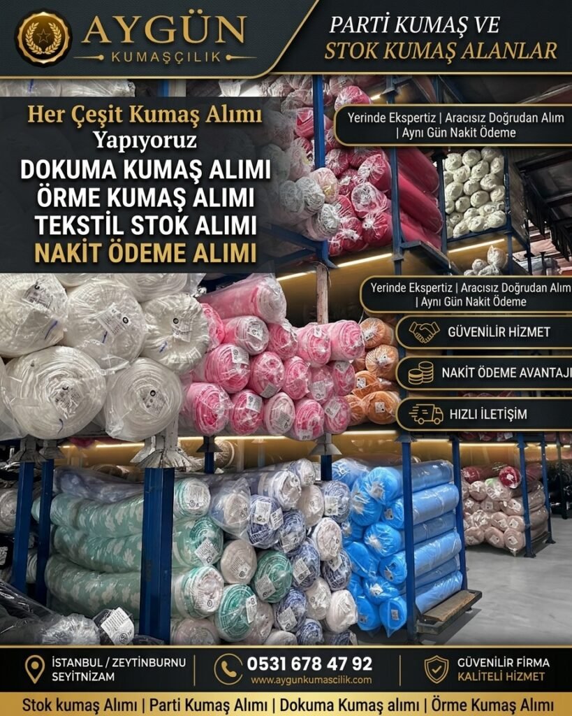 Bahçelievler Kumaş Alanlar | 0531 678 47 92 | Aygün Kumaşçılık
