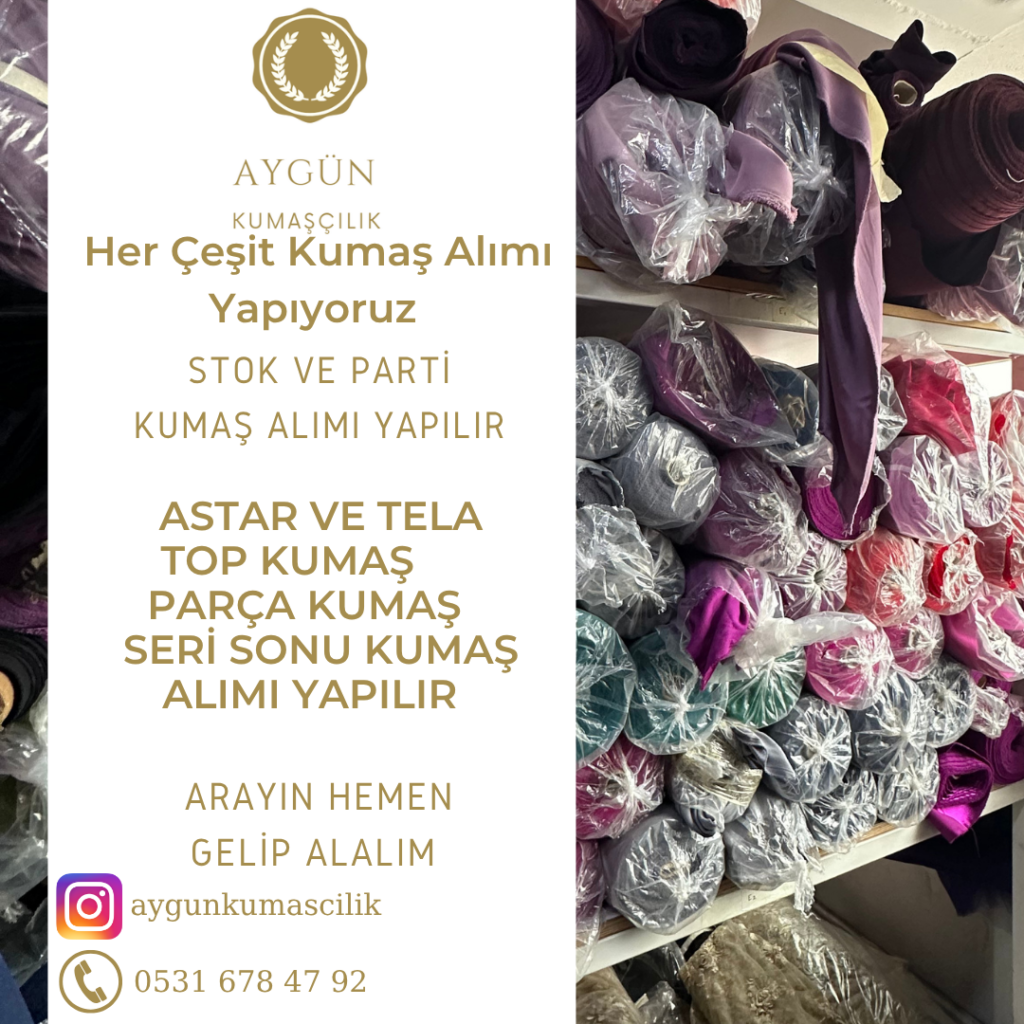 Dudullu Kumaş Alanlar | 0531 678 47 92 | Aygün Kumaşçılık